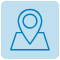 Sierra Trucking LLC Digital Brand-14-Blue Map Square Icon