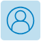 Sierra Trucking LLC Digital Brand-15-Blue Person Square Icon